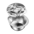 thumbnail image 4 of Juego de colador de cocina de acero inoxidable 2 en 1, accesorio multiusos, cesta de drenaje Acero inoxidable 201, 4 of 9