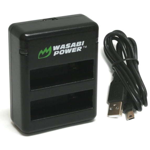 Wasabi Power Dual USB Battery Charger for GoPro HERO4