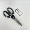 thumbnail image 4 of Foldix Scissors,Kitchen Scissors All Purpose Heavy Duty Meat Poultry Shears,  1-Pack (Black White), 4 of 9