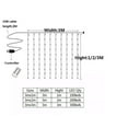 thumbnail image 6 of 200 LED Curtain String Lights, 9.9Ft x 6.6Ft Copper Wire Window Lights Waterproof 8 Modes & Remote, USB Powered Fairy Lights for Outdoor Indoor Bedroom Party Wedding Wall Decoration (Warm White), 6 of 8
