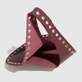 thumbnail image 4 of Mujeres PU Punk Backle Bag Sackle Assily Bols Diseñador (vino) Rojo, 4 of 8
