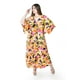 thumbnail image 5 of Maxi vestido estampado Roman Fashion /Tallas Extras, 3834 (Amarillo) amarillo 36, 5 of 7