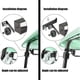 thumbnail image 2 of Panel Wide Angle Golf Cart Rear View Mirror for Club Car Truck, 2 of 4