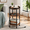 Cherry-USB Charger, variant on Small Round Side Table With Charging Station Black