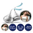 thumbnail image 1 of Darling Souvenir Custom Photo Wedding Stickers Candy Chocolate Labels 190 Pcs-Navy Blue, 1 of 1