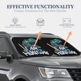 thumbnail image 4 of Gaeub Hungry Tyrannosaurus Foldable Auto Sun Blocker Visor, Sunshade for Car Front Window, Keeps Your Vehicle Cool - Large, 4 of 7