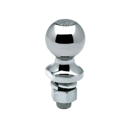 Packaged 1 7/8" x 3/4" x 1 1/2" 2000 lb Chrome Ball Replacement Auto Part, Easy to Install