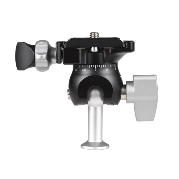 BAFANG Tripod Head,1/4 Inch Screw Plate 1/4 Inch Ballhead Inverted Camera Inverted Camera Ballhead Quick Release Plate Screw Load Panoramic Alloy Ballhead With Quick Release Head Durable Alloy Dslrs