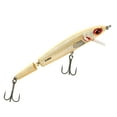 thumbnail image 2 of Bomber Jointed Wake Minnow Crankbait 5 3/8" Bone Flash 3/4 oz., 2 of 4