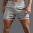 thumbnail image 1 of Men's Casual Shorts for Men Summer Solid Color with Pockets Drawstring Loose Fit Sports Running Beach Pants, 1 of 3