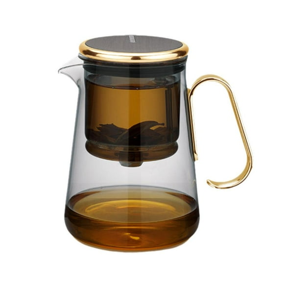 Tea Pot, Witchcraft Teapot, Rotating Magnetic Suction Tea Pot, Glass Teapot Pot, Steeper Infuser, 700ml Loose with Leaf Tea X4E8