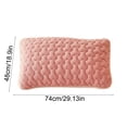 thumbnail image 3 of Ywbawe Warm Flannel Plush Pillow Cover Case for Cold Weather Bed Sleeping, Queen Size 48x74cm, 1-Pack, 3 of 6