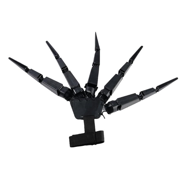 Halloween Articulated Finger Extension, Flexible Scary Skeleton Hands Bone Claw Hand Glove, Cosplay Gloves Fit for All Finger Flexibly Spider Hand Claws Halloween Party Cosplay Costume