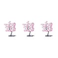 thumbnail image 3 of Ruiboury Color Changing Rose Lamp 鈥?Lighted Remote Control Gift For Any Occasion Wide Application Artificial Bonsai Tree Lights pink black rod 3Set, 3 of 6