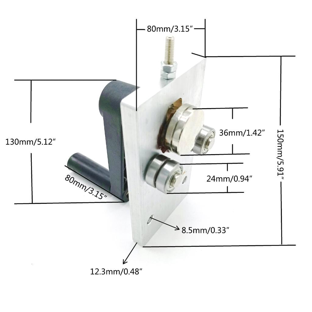 Yihuala Guitar Wire Bending Useful Guitar Fret Wire Straightening Bending Tool Fretwire Bender for Guitar Bass Fret Wire Bending