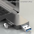 thumbnail image 3 of Lector de tarjetas multifunción, lector de tarjetas TF, lector de tarjetas SD, adaptador USB 3.0, lector de tarjetas portátil para teléfono móvil, color negro, 3 of 5