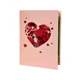thumbnail image 4 of Kugisaki Pop Up Greeting Cards 3D Carving Cards All Occasion Greeting Cards Thank You Cards for Valentine's Day Birthday Anniversary, 4 of 6