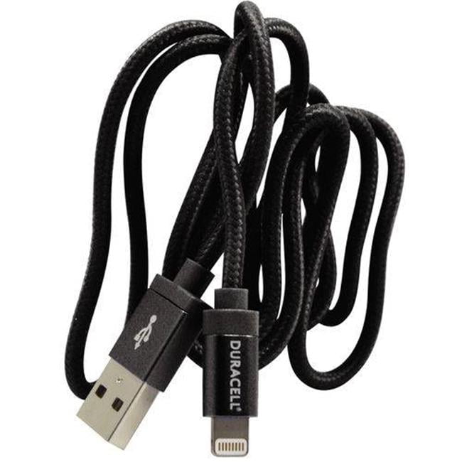 ESI Cases DURALE2144 3 in. Lightning Fiber Cable - Black