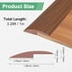 thumbnail image 3 of Tira de transición para pisos autoadhesiva, 3.28 pies para alturas de pisos dentro de 1/5 pulgada (5 mm) [Teak], 3 of 6