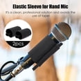 thumbnail image 2 of SUNMON Hand Microphone Elastic Sleeve for Sony voice recorder, Elastic Sleeve Accessories Compatible with Sony TX660/Sony TX650, For speech,interview camera, wedding handheld microphone（2pcs）, 2 of 7
