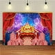 thumbnail image 1 of Fondo de Fotografía de Circo de Carnaval con Cortina de Carpa Roja y Escenario de Circo, 1 of 1