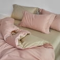 thumbnail image 1 of Zhuge Bed Sheets Set, Bedding Sheets Pillowcases Kit, Twin Bed Set, Hotel Bedding, Home Decor(Pink), 1 of 5