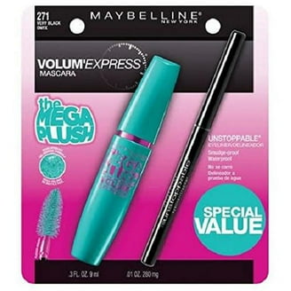 マスカラ・マスカラ下地 the mega plush Maybelline Waterproof Mascara The Mega Plush 0.3 fl oz - Walmart.com