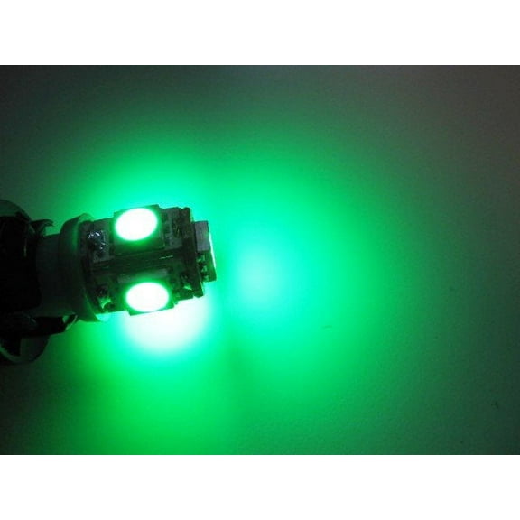 For 2 x BL300w Green LED Replacement Parking Accent T10 194 168 2821 2825 W5W Map Dome Light Bulbs