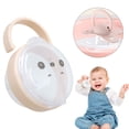 thumbnail image 2 of Piwvid Pacifier Box Portable Holder Travel Pacifier Holder Case Pacifier Case for Storage Pacifier Container Pacifier Holder Case for Travel Portable Case, 10.50x7.50x5.00cm, Light Yellow, 2 of 9