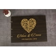 thumbnail image 4 of Darling Souvenir Personalized Engraved Laser Cut Wedding Guest Book Wooden Cover Sign-in Book Registry Guestbook Scrapbook-DT, 4 of 7
