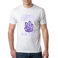 thumbnail image 1 of Wild Bobby, I Have Crystals For That Healing Stones Gemstone Chakra, Inspirational/Christian, Men Premium Tri Blend Tee, Heather White, Medium, 1 of 4