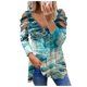 thumbnail image 1 of Blusa de manga larga de verano para mujer con cuello y cremallera de leopardo ahuecado Fridja hj474, 1 of 6