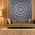 thumbnail image 4 of Tapiz de manta de dormir con patrón geométrico bohemio (L Mandala11) Likrtyny Para estrenar, 4 of 9