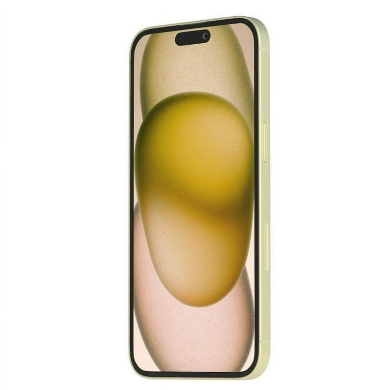 Apple iPhone 15, Refurbished, 256GB, Yellow, Unlocked, Dynamic