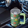 thumbnail image 5 of 30oz Merry Christmas Tumbler with Straw Lid Stainless Steel Insulated Cup Holiday Gifts for Women Men, 5 of 5