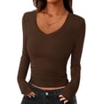 thumbnail image 1 of Remera PRETTYGARDEN Crop Top Marrón Slim Fit XL, 1 of 8