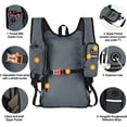 thumbnail image 3 of 15L Unisex Foldable & Packable Hiking Backpack - Lightweight Durable Daypack with Quick-Access Phone Pocket, Compact Design for Travel,Camping & Outdoor Adventures, 3 of 7