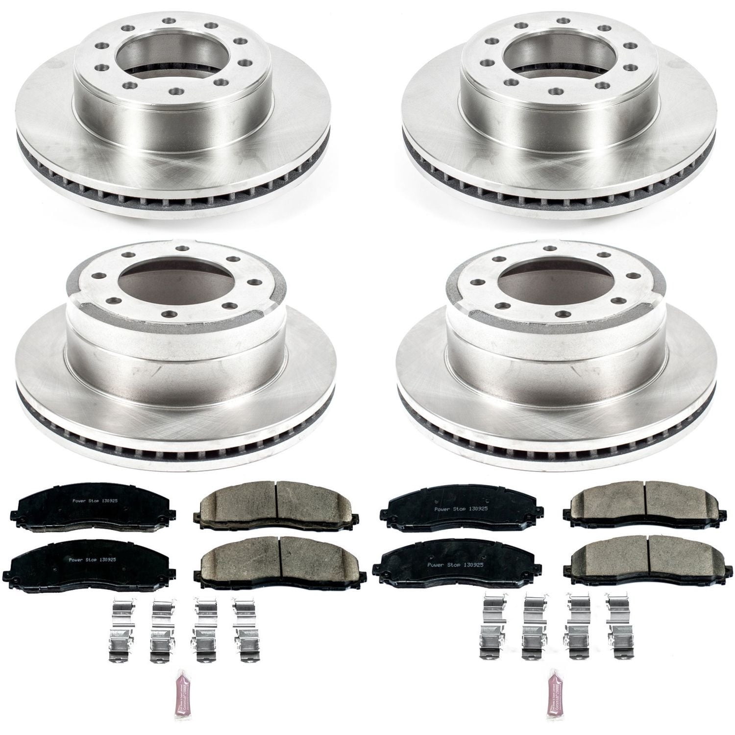 PowerStop Front and Rear Stock Replacement Brake Pad and Rotor Kit Fits: FORD Select Models KOE8028