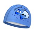 thumbnail image 4 of Gorro de baño para niños y niñas, impermeable, profesional, de PU, con estampado de dibujos animados, para bebés, 4 of 4