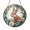 Acrylic 3.5 Inch, variant on Bunny Wreath Window Suncatcher Stained Glass Style Hanging Decor, Spring Decorative Glass Panel Art for Seasonal Window Decoration