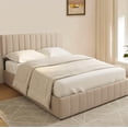 thumbnail image 3 of Zocalo Base de Cama  Full Size | Cama con Almacenamiento, Respaldo Ajustable y 4 Cajones-Beige, 3 of 9