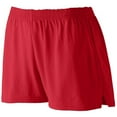 thumbnail image 1 of Augusta Ladies Junior Fit Jersey Shorts, Red, Size L, 1 of 1