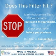 Air Filter Factory Replacement for F50E1075 Honeywell HVAC Aluminum Pre/Post Filters 2-Pack