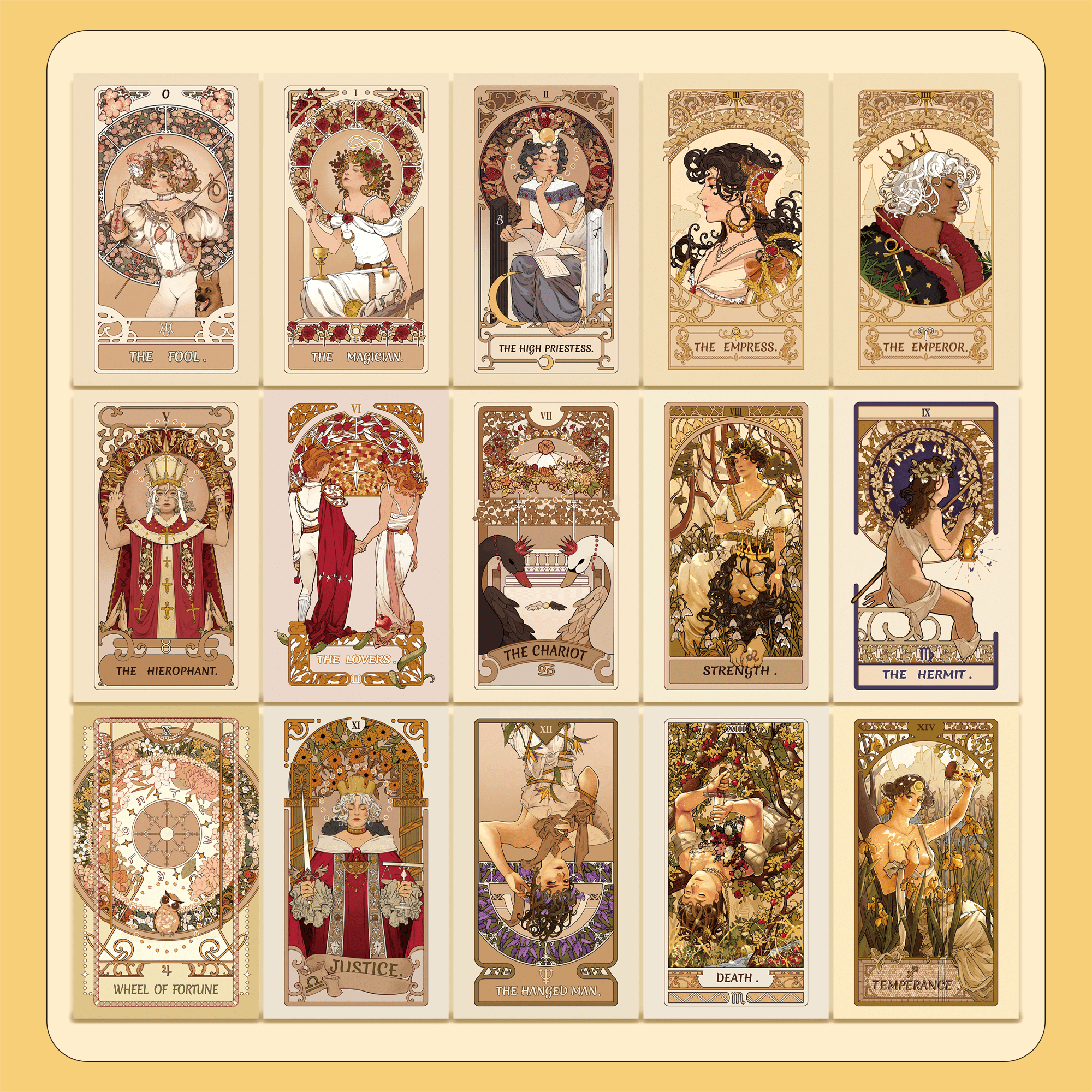 PRIME MUSE Korean Secret of The Kingdom Oracle Tarot Cards with