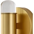 thumbnail image 4 of Currey And Company 5000-0242 Capsule 2 Light 10" Tall Led Wall Sconce - Brass, 4 of 4