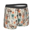 thumbnail image 3 of Naloa Squirrels and Trees Print Mens Underwear - Boxers for Men, Classic Briefs for Men, 3 of 9