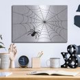 thumbnail image 6 of Luxe Metal Art 'Spider Web I' by Lettered & Lined, Metal Wall Art, 16"x12", 6 of 9