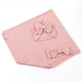 thumbnail image 4 of 3 Pack Baby Newborn Hats Set Knot Beanie Hats Soft for Infant Baby Girls Boys Caps 0-6 Months Pink 0-1 Years, 4 of 7