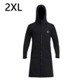 thumbnail image 2 of Sela de buceo 3mm Chaqueta de traje de neopreno de traje cortavientos con cremallera de doble cremallera con cremallera de doble cremallera traje de surf para aeróbicos de agua Snorkeling XXL Kearding OD003295-03, 2 of 7