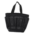 thumbnail image 1 of de de malla portátil, bolsa de almacenamiento, accesorios de aseo, neceser, Negro Sharpla Estuche de maquillaje, 1 of 4